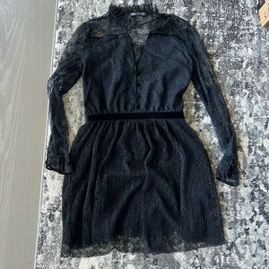 Zara black mini dress